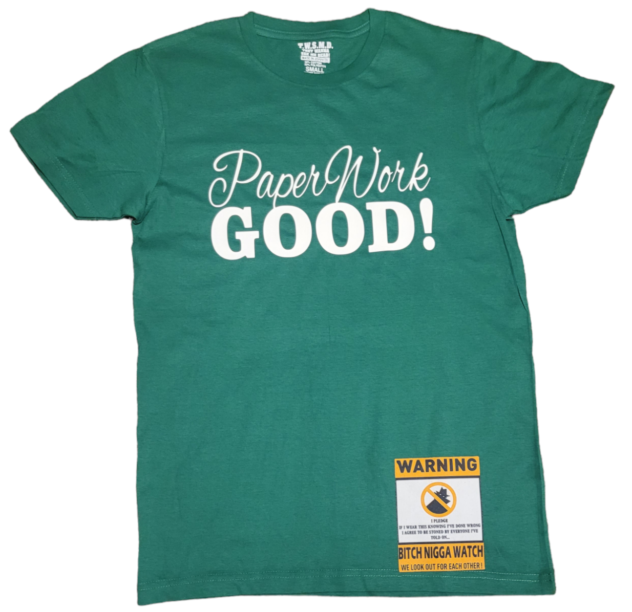 PAPERWORKGOOD(T-shirts)      BLACK